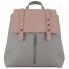 Жіночий рюкзак Voila 18138138 сірий+рожевий ЕКОКОЖА фото 7