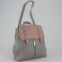 Жіночий рюкзак Voila 18138138 сірий+рожевий ЕКОКОЖА фото 4