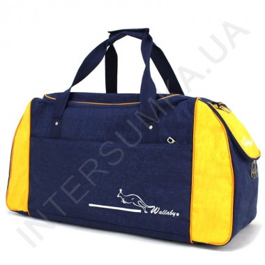 Заказать Сумка спортивная Wallaby 447 синяя с желтыми вставками в Intersumka.ua